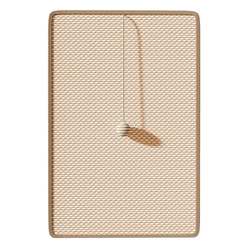 Katzenkratzer, wandmontiertes Design, einfache Installation, Kratzblock mit Wandkätzchen, vertikale Sisalmöbelschutz, 60x30x0,5 cm, ideal für Ecksofa von Sulxyi