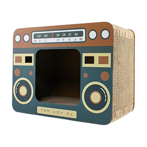 Katzenkratzhaus | Indoor-Kratzlounge für Katzen, körperliche Bewegung, Haustiertiere, Spielzeug, Radio-Form für Miethaus, Wohnzimmer, Unterschlupf, Wohnung Katzenkratzhaus | Indoor-Kratzlounge für Katzen, körperliche Bewegung, Haustiertiere, Spielzeug, Radio-Form für Miethaus, Wohnzimmer, Unterschlupf, Wohnung von Sulxyi
