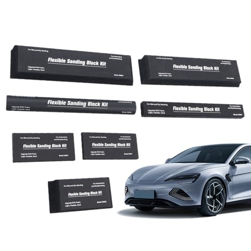 Schleifblöcke Auto Karosserie,7 Stück EVA Schleifblock Für Holzarbeit,Nass & Trocken Schleifschaum Block Für Holz Auto Beton Glas Möbel Fliesen Lack - für und Holzarbeit und Metall Beton Schleifblöcke Auto Karosserie,7 Stück EVA Schleifblock Für Holzarbeit,Nass & Trocken Schleifschaum Block Für Holz Auto Beton Glas Möbel Fliesen Lack - für und Holzarbeit und Metall Beton von Sulxyi