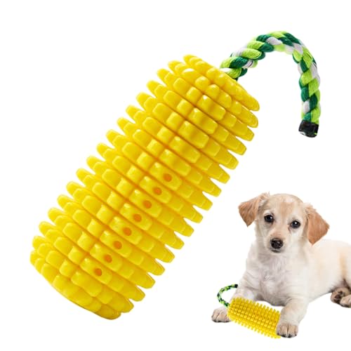 Sulxyi Corn Dog Spielzeug - Kauspielzeug Für Welpen Mit Kaueffekt | Anti Langeweile Quietschtrainer - Für Große Mittelkleine Rassen Kauspiel Training Aggressiver Kauer Draußen von Sulxyi