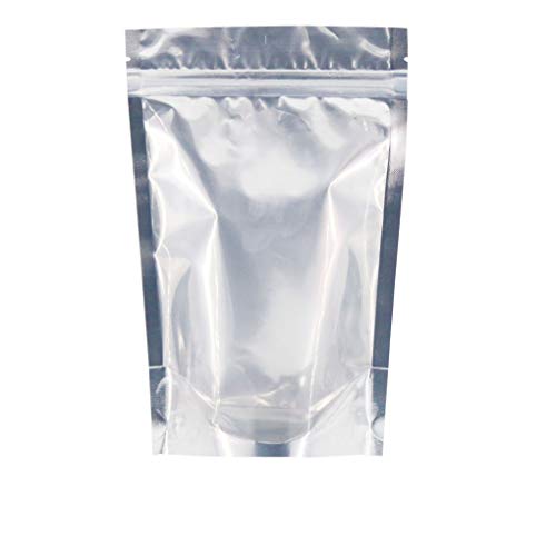 Mylar Beutel mit Reißverschluss,SumDirect 50 Stück 12 x 18cm Standbodenbeutel mit Sichtfenster, Aluminiumfolie Verpackung für Verpackungstüte Lebensmittellagerung Mylar Beutel mit Reißverschluss,SumDirect 50 Stück 12 x 18cm Standbodenbeutel mit Sichtfenster, Aluminiumfolie Verpackung für Verpackungstüte Lebensmittellagerung von SumDirect