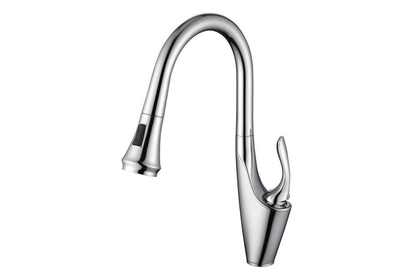 Sumerain Küchenarmatur Auszugs-Küchenarmatur mit Dual-Spray-Funktion (Mischbatterie) Einhebel von Sumerain