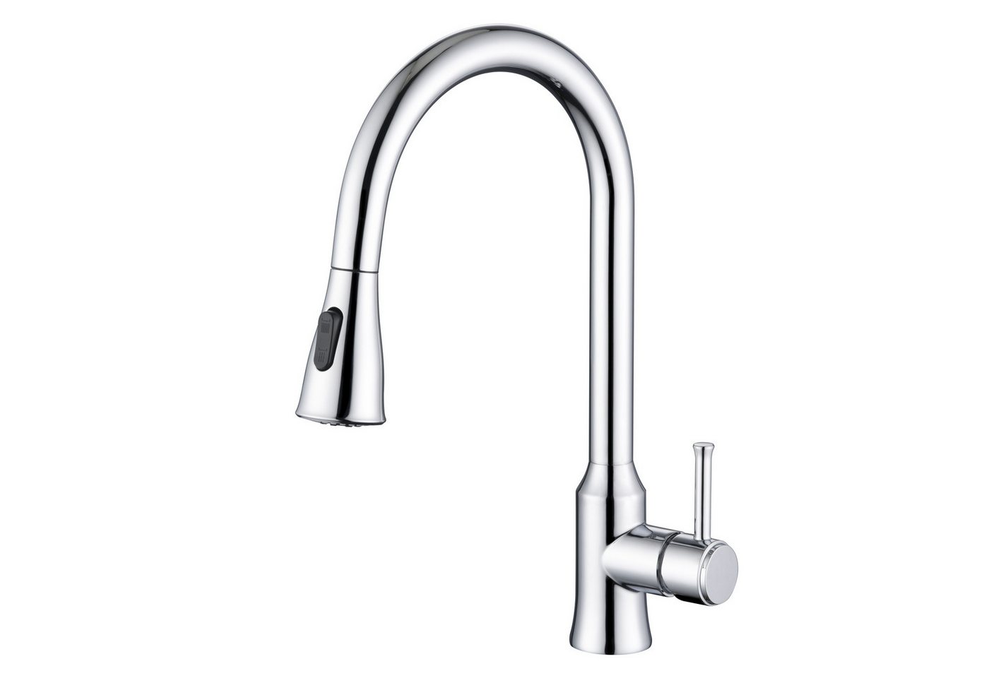 Sumerain Küchenarmatur Pulldown-Küchenwasserhahn mit 360° Schwenk-Auslauf​ (Mischbatterie) 2 Spray Modi​, Einhebel​ von Sumerain