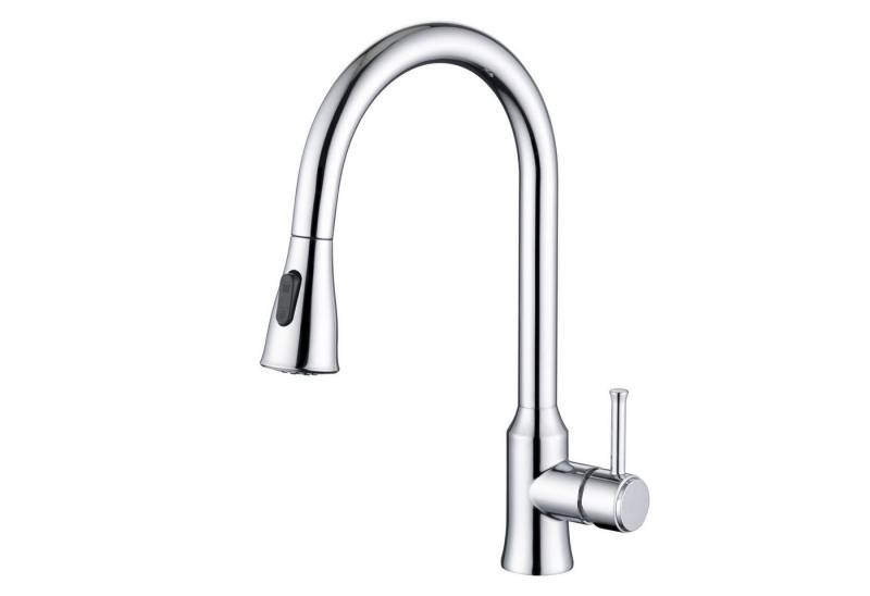 Sumerain Küchenarmatur Pulldown-Küchenwasserhahn mit 360° Schwenk-Auslauf​ (Mischbatterie) 2 Spray Modi​, Einhebel​ von Sumerain