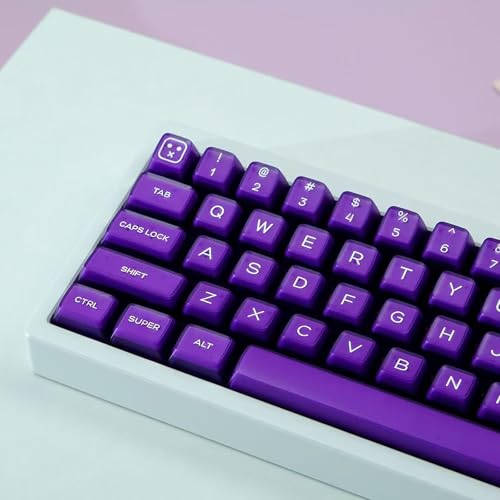 142 Tasten PBT Doubleshot Keycaps SA Profile Lila Keycap Set Passend für 61/64/87/104/108 Cherry Mx Schalter Mechanische Tastatur von Sumgsn