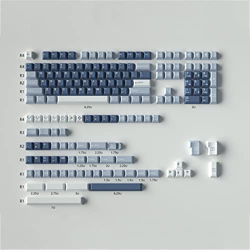 172 Tasten Doubleshot Keycaps Cherry Profile Fishing Keycaps Set für ISO ANSI Layout Cherry MX Switches Mechanische Tastatur von Sumgsn