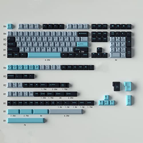 Hammerhead Light Keycaps 173 Tasten Doubleshot Cherry Profil Tastenkappen für 61/64/87/104/108 ISO ANSI Layout Cherry Mx Switches Mechanische Tastatur von Sumgsn