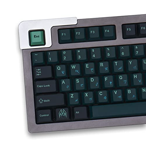 Depths Tastenkappen PBT 129 Tasten Cherry Profile Dye-Sub Tastenkappen-Set passend für Cherry MX mechanische Tastatur von Sumgsn