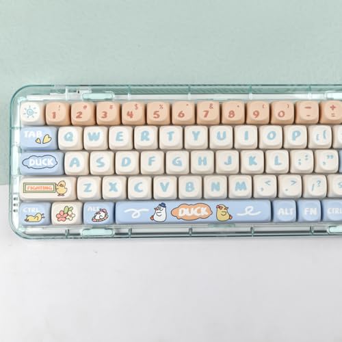 MOA Profil-Tastenkappen, gelbe niedliche Enten-Tastenkappe, 138 Tasten, PBT DYE-SYB, benutzerdefiniertes Tastenkappen-Set für Mx Cherry mechanische Tastatur 60 75 100 Prozent MOA Profil-Tastenkappen, gelbe niedliche Enten-Tastenkappe, 138 Tasten, PBT DYE-SYB, benutzerdefiniertes Tastenkappen-Set für Mx Cherry mechanische Tastatur 60 75 100 Prozent von Sumgsn