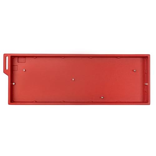 Sumgsn H60 Aluminium Case Tastatur 60% Rot Tastaturgehäuse anpassen Fit für Wooting 60he Tastaturen Rakka 61/64 Mechanische Tastatur von Sumgsn