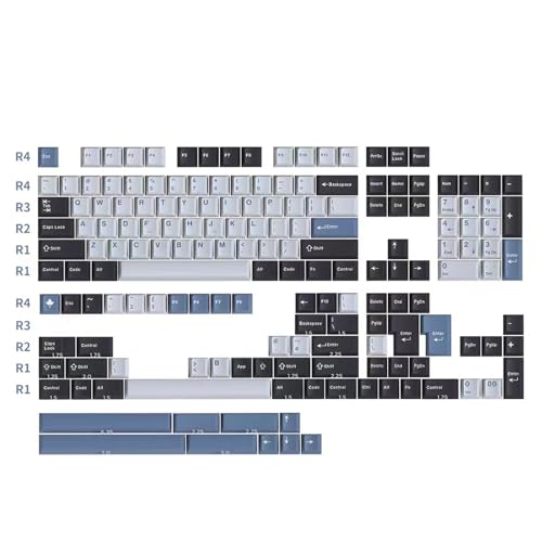 Sumgsn Keycaps 169 Keys Double Shot ANSI/ISO Layout Cherry Profile Arctic Keycap for Cherry MX Switches Mechanical Gaming Keyboard Sumgsn Keycaps 169 Keys Double Shot ANSI/ISO Layout Cherry Profile Arctic Keycap for Cherry MX Switches Mechanical Gaming Keyboard von Sumgsn
