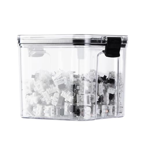 Aufbewahrungsbox für Tastaturschalter, Schalter, 700 ml, transparent, versiegelte Tank-Tastenkappen, Aufbewahrungsbox für Tastaturschalter und Tastenkappen von Sumgsn