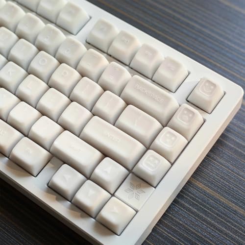 White Jade Keycaps Doubleshot Tastenkappen SA Keycap Set Fit für 61/64/87/104/108 Cherry Mx Switches Mechanische Tastatur von Sumgsn