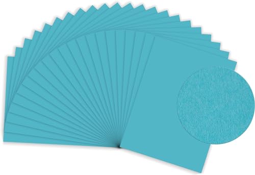 Sumico Tonzeichenpapier DIN A4 100 BogenI Bastelpapier 130g/m² I dickes Ton-Papier zum Basteln & Malen I Bastel-Pappe umweltfreundlich verpackt I Tonkarton bunt für Kinder (Hellblau) von sumico