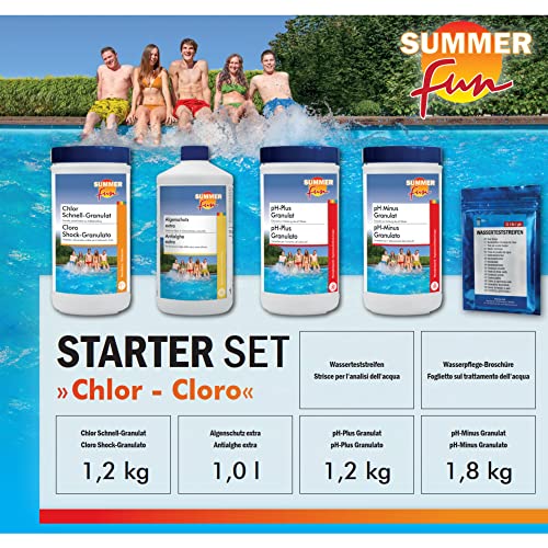 Summer Fun Starter Set Wasserpflege-Grundausstattung Chlor-Methode - 5,4 kg von Summer Fun