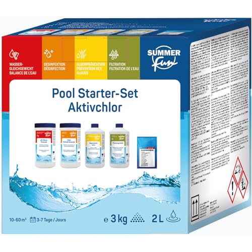 Summer Fun Starter Set Wasserpflege-Grundausstattung Chlor-Methode - 5,2 kg von Summer Fun