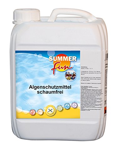 Summer Fun 502010745 Algenschutzmittel Kanister Schaumarm, 5 Liter von Summer Fun