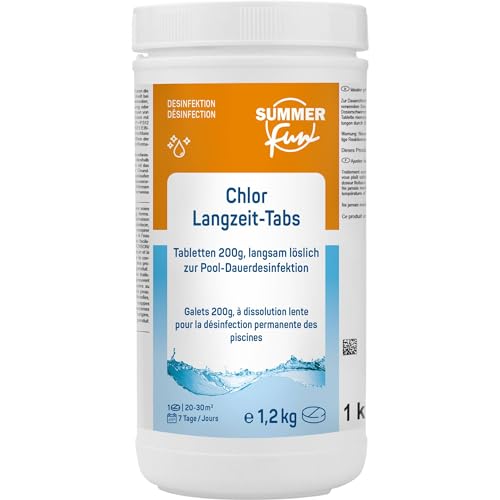 Summer Fun 502010753 Chlor - Langzeit Tabletten, 1.2 kg von Summer Fun