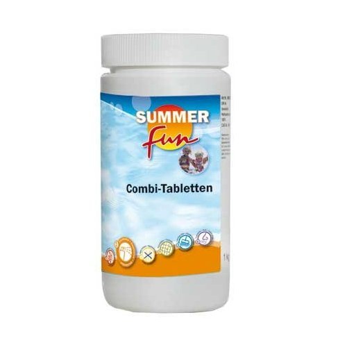 Summer Fun 502010761 Combi Tablette ( Algen, Flock, Chlor ), 1.2 kg von Waterman