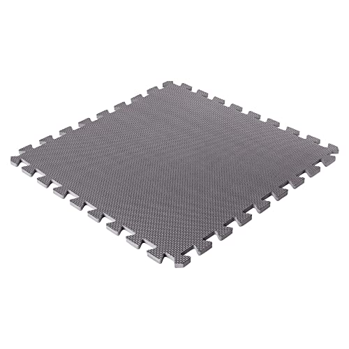 Summer Fun Bodenschutzmatten, grau, 500x500x8mm (8 Stück im Set = 2qm) von Summer Fun