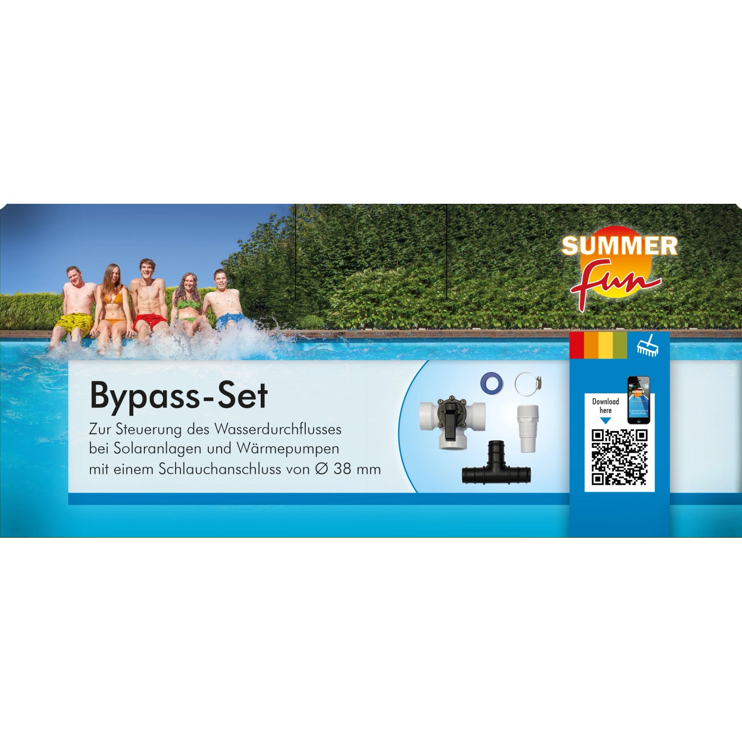 Summer Fun Bypass System für Solarmatten und Wärmepumpen von Summer Fun