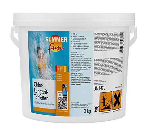 Summer Fun Chlor-Langzeit Tabletten 200 g 3 kg von Summer Fun