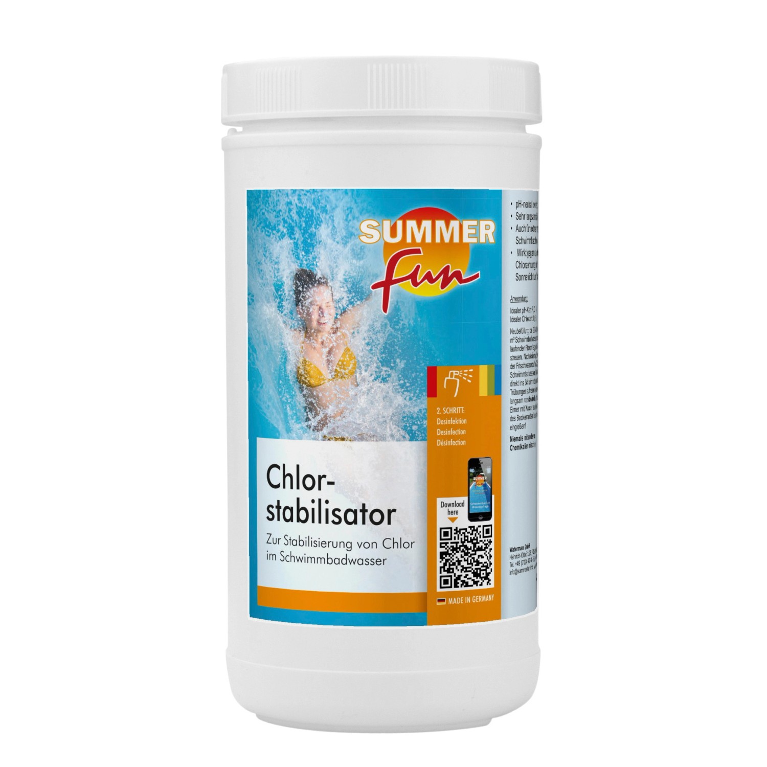 Summer Fun Chlorstabilisator 1 kg Summer Fun Chlorstabilisator 1 kg von Summer Fun