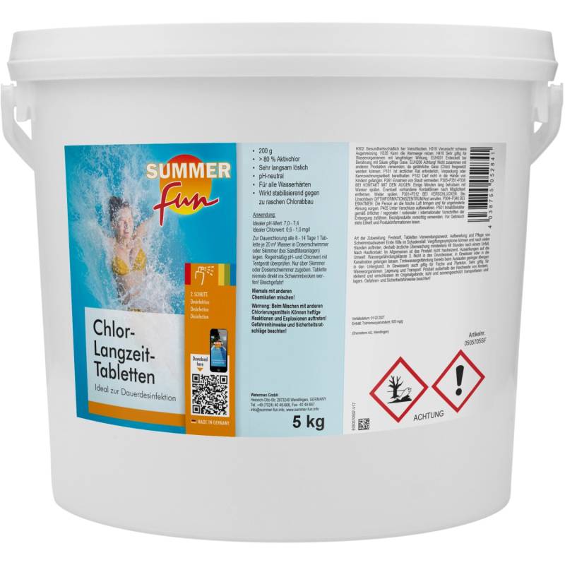Summer Fun Desinfektion Chlor-Langzeit-Tabletten 5 kg von Summer Fun