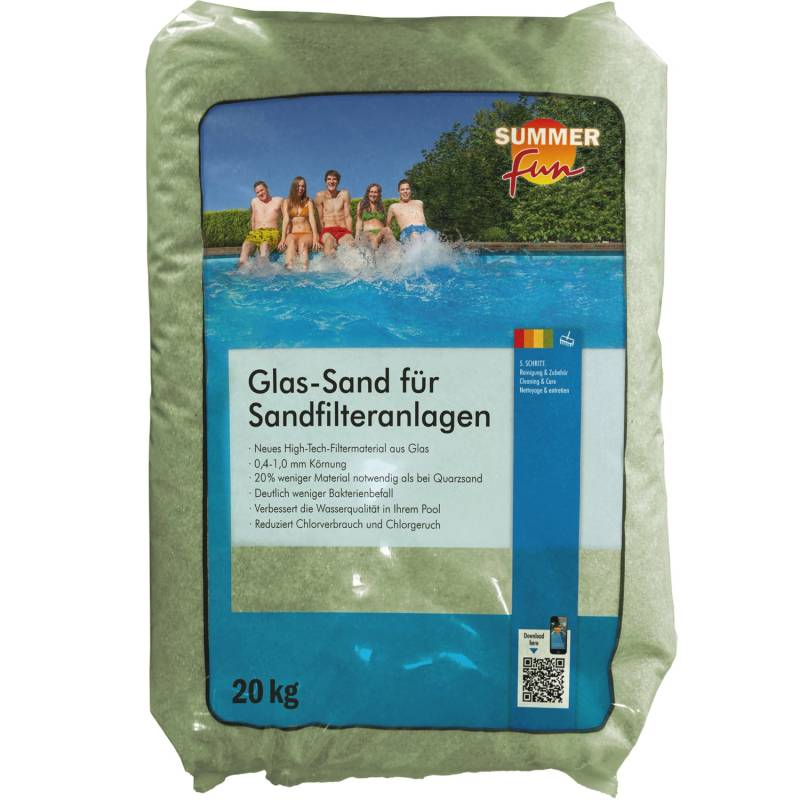 Summer Fun Filterglassand Pool Grün 0,4-1,0 mm 20 kg von Summer Fun