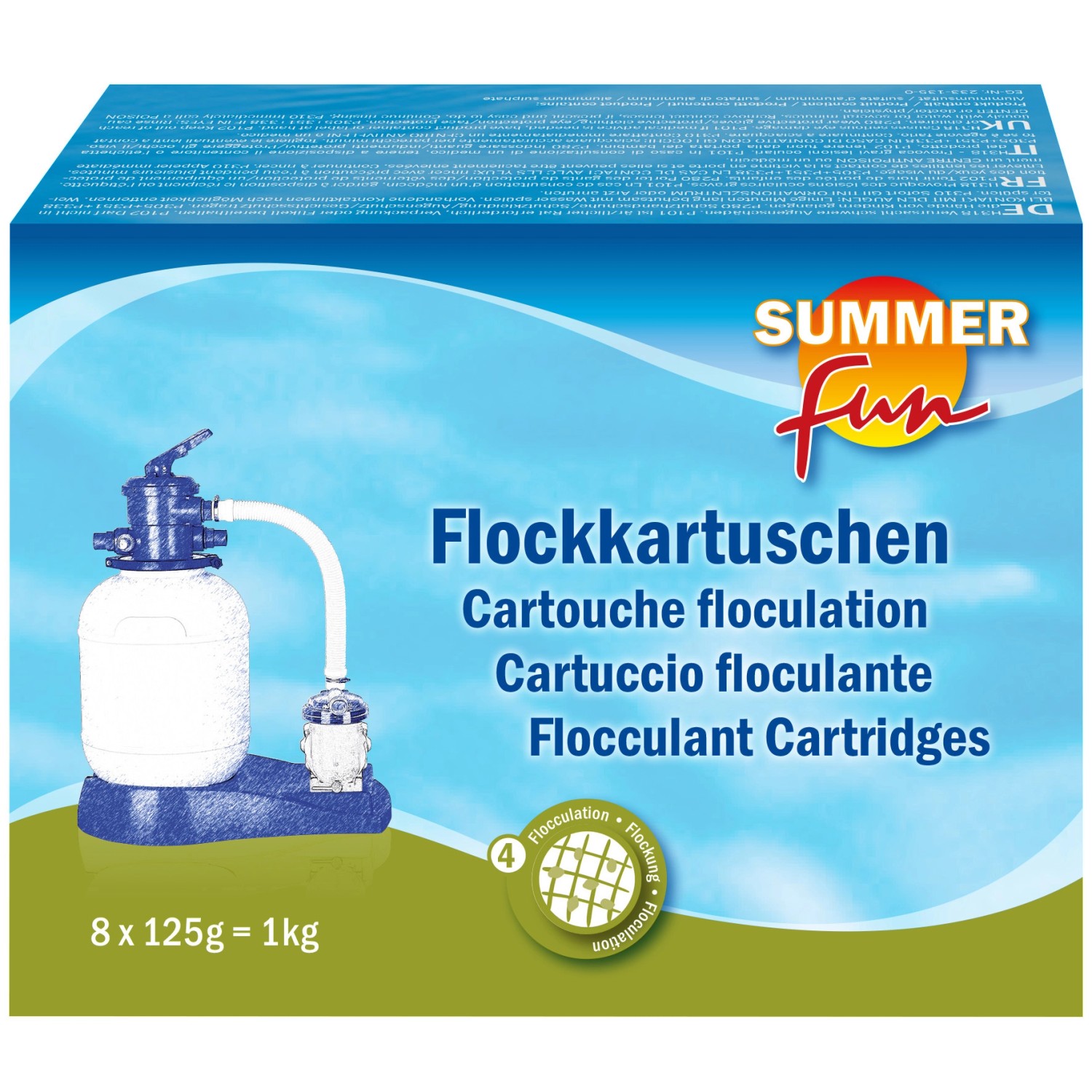 Summer Fun Flockungskissen 8er Pack 1 kg von Summer Fun