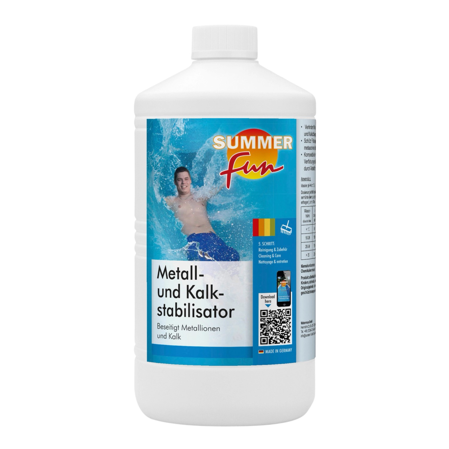 Summer Fun Metall- und Kalkstabilisator 1 l Summer Fun Metall- und Kalkstabilisator 1 l von Summer Fun