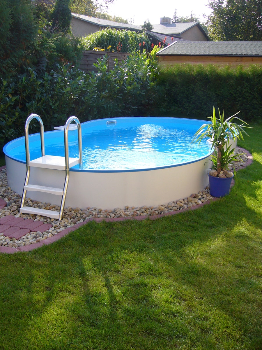 Summer Fun Stahlwandpool Set Exklusiv CANNES Achtform 625 x 360 x 150 cm von Summer Fun