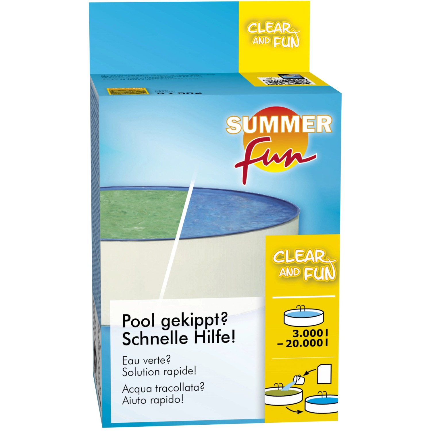 Summer Fun Wasserpflege-Set Clear and Fun für Pools von 3.000 l - 10.000 l Summer Fun Wasserpflege-Set Clear and Fun für Pools von 3.000 l - 10.000 l von Summer Fun
