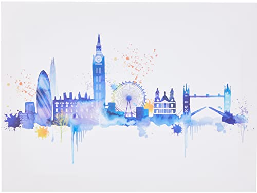 Sommer Thornton 'Skyline von London' Leinwand, 30 x 40 cm von Summer Thornton