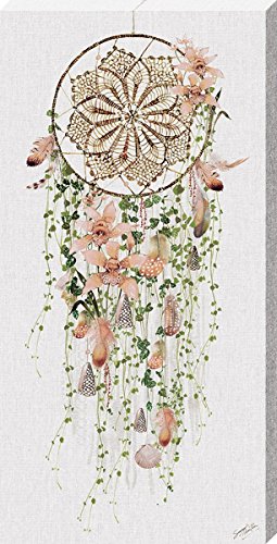 Summer Thornton Orchid Dreamcatcher 30 x 60cm Canvas Print Leinwanddruck, Mehrfarbig, 30 x 60 cm von Summer Thornton