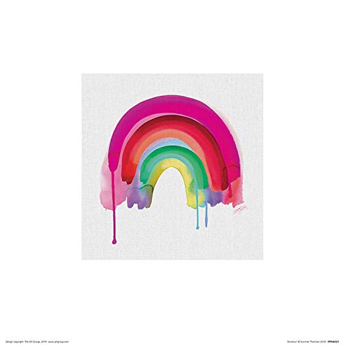 Summer Thornton Poster 30 x 30 cm Regenbogen von Summer Thornton