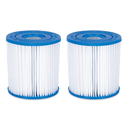 SUMMERWAVES Pool-Filterkartusche Typ D - 2er-Pack, weiß-blau SUMMERWAVES Pool-Filterkartusche Typ D - 2er-Pack, weiß-blau von Summer Waves