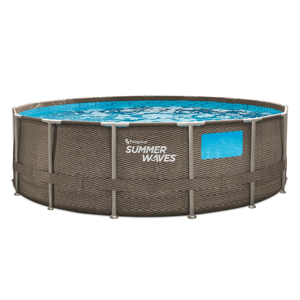 Summer Waves Frame Pool Crystal Vue 457 x 122 cm von Summer Waves