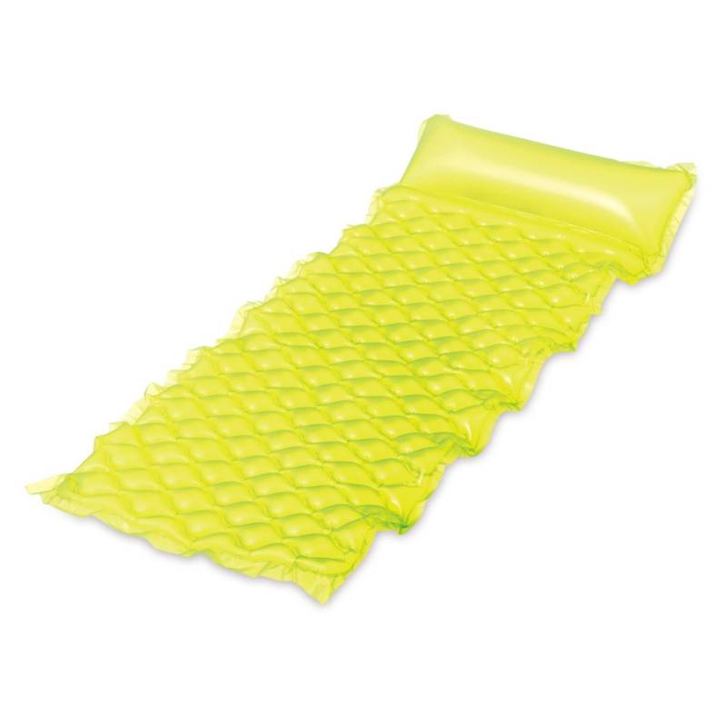 Summer Waves Luftmatratze Komfort neon gelb 1,75 m x 80 x 17 cm von Summer Waves