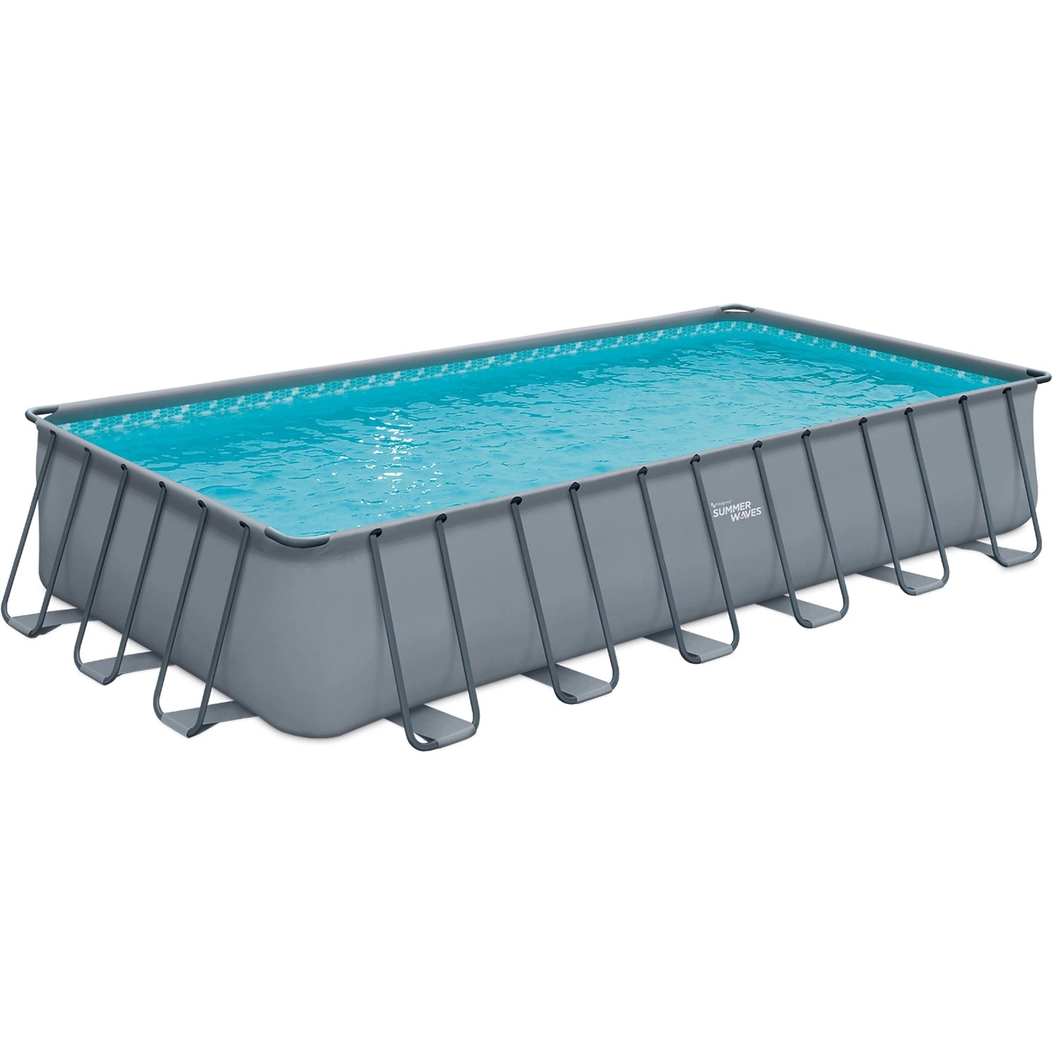 Summer Waves Pool Elite Anthrazit 732 cm x 366 cm x 132 cm von Summer Waves