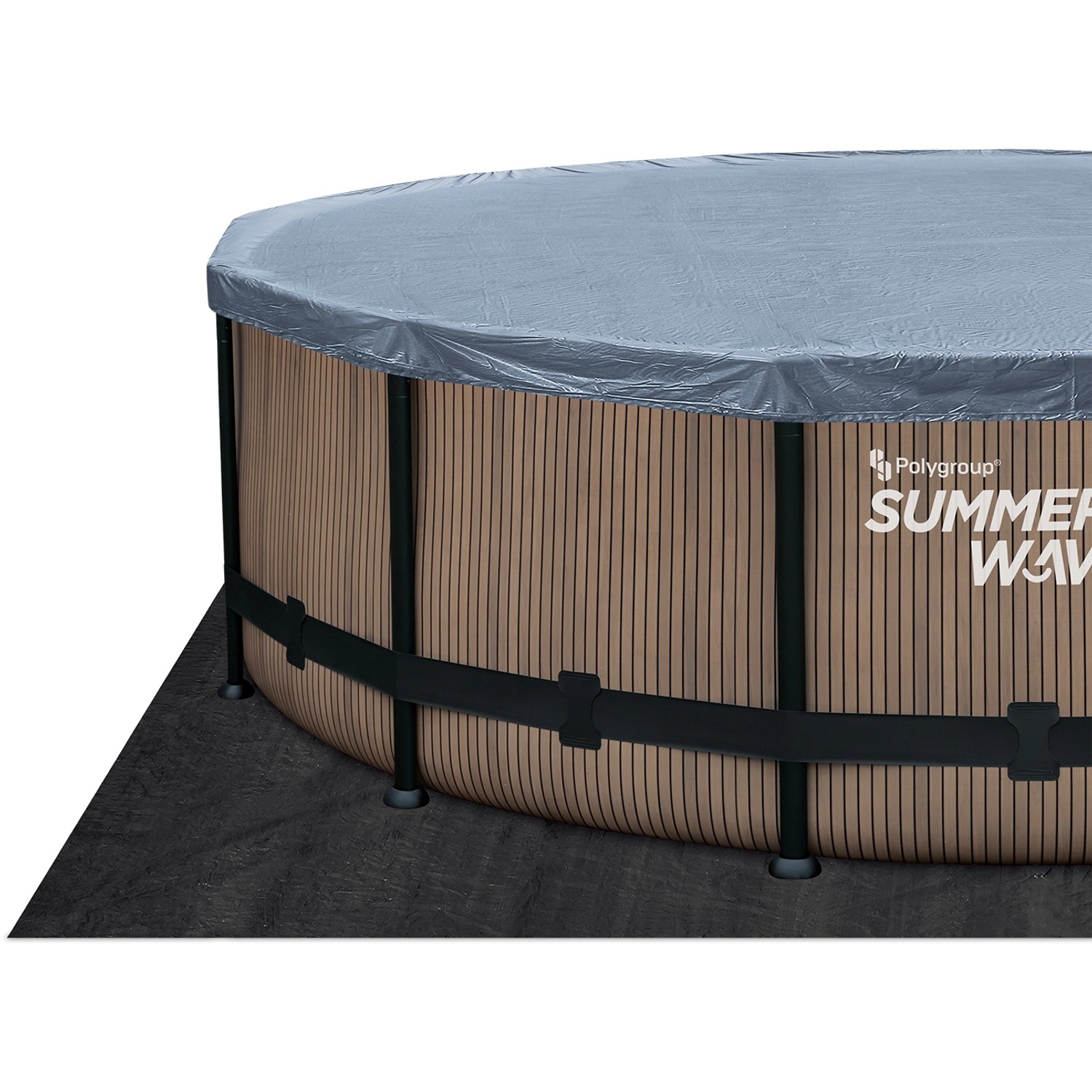 Summer Waves Pool Elite Teak Ø 488 cm x 122 cm von Summer Waves