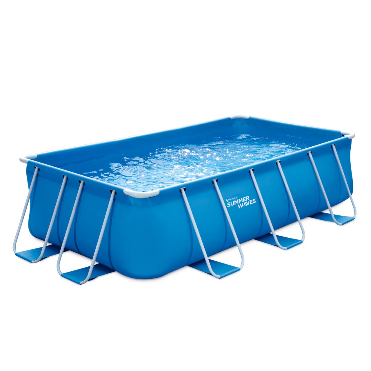 Summer Waves PoolActive Frame Rectangular Pool 4 x 2 x 1 m, inkl. Pumpe von Summer Waves