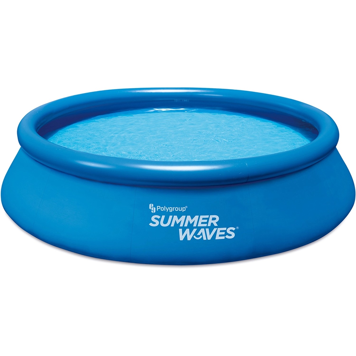 Summer Waves Quick Set Ring-Pool-Set Ø 366 x 76 cm Rund Blau von Summer Waves