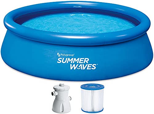 Summer Waves Quick Up Pool Set 305 x 76 cm mit Filterpumpe von Summer Waves