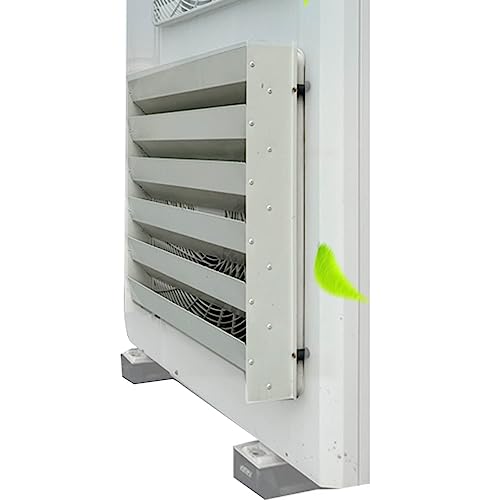 Universal Outdoor Ac Unit Cover Defender Klimaanlage Deflektor,strapazierfähige Luftauslass-windführungsabdeckung Mit Anti-direkt-blas-luftleitblech, Schutzabdeckung Für Wärmepumpe/kondensator von Summer rainy days