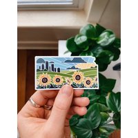 Kansas Auto Magnet | Wetterfester Zustandsmagnet Outdoorsy Schließfach Kühlschrankmagnet Leichter 3 cm von SummerStokesArt