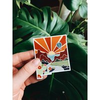New Mexico Automagnet | Wetterfester Magnet Outdoorsy Lockenmagnet Kühlschrankmagnet Wasserdichter 6cm New Mexico Automagnet | Wetterfester Magnet Outdoorsy Lockenmagnet Kühlschrankmagnet Wasserdichter 6cm von SummerStokesArt