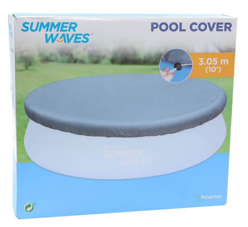 SummerWaves Pool-Abdeckplane Summer Waves Pool Abdeckplane 3,05m Fast Quick Up Poolabdeckung von SummerWaves