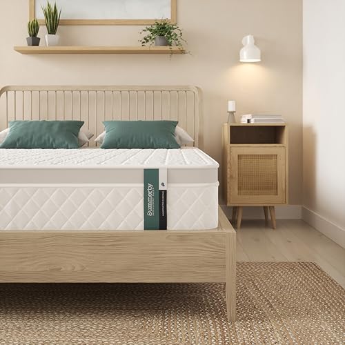 Summerby Sleep No05; Taschenfederkern und Memory-Schaum-Matratze; kleines Doppelbett 122 x 190 cm von Summerby