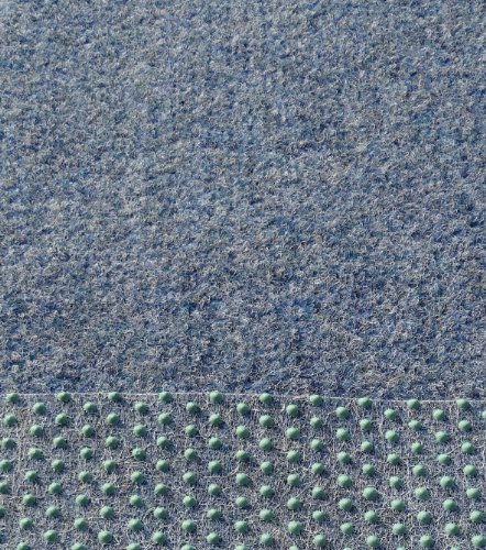 Kunstrasen, Rasenteppich, blau-grau,150/250cm Breite (350 x 150 cm) von Summertime2